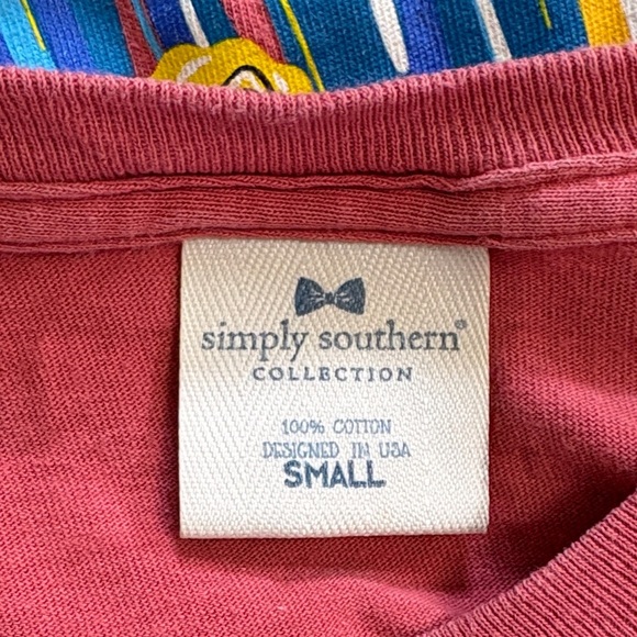 Simply Southern Red T-Shirt with Inspirational Graphic Size Small - Picture 4 of 4